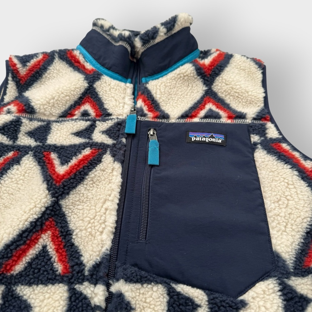 Like New: Retro-x Synchilla Aztec Fleece Women’s Patagonia Vest - Picture 3 of 5